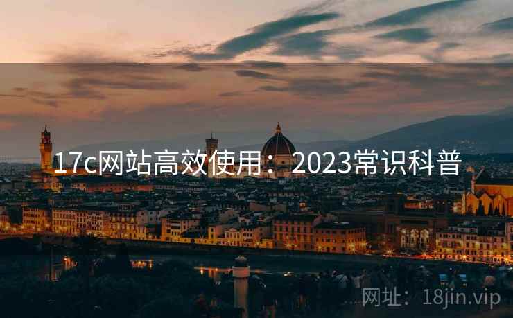17c网站高效使用：2023常识科普