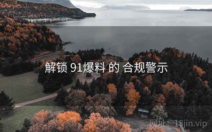 解锁 91爆料 的 合规警示