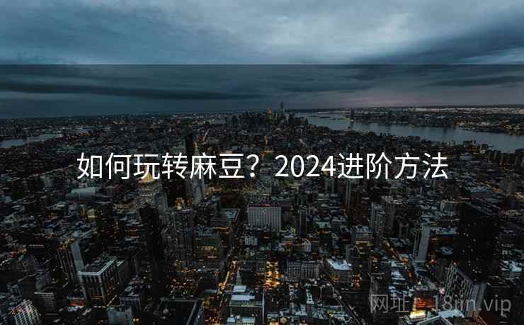 如何玩转麻豆？2024进阶方法