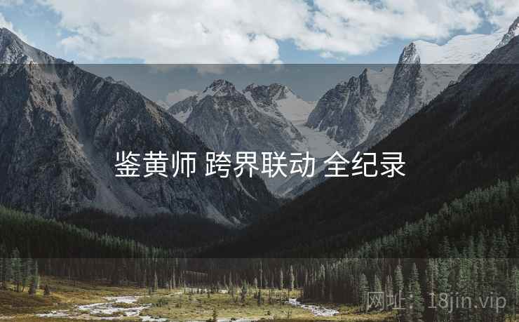 鉴黄师 跨界联动 全纪录