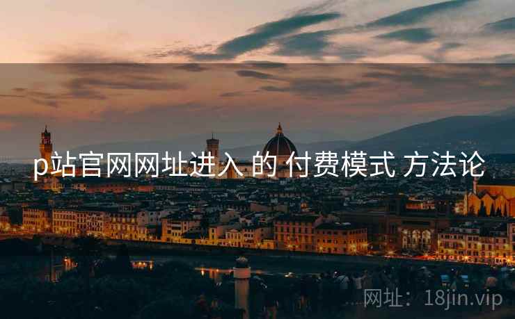p站官网网址进入 的 付费模式 方法论